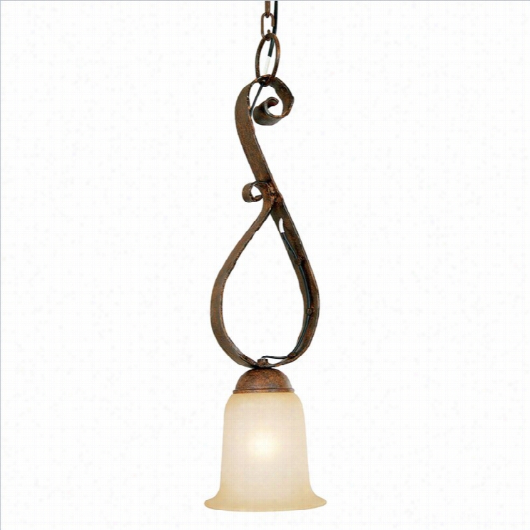 Yosemite Home Decor Mckensi 1 Light Mini Pendant In Bronze Patina