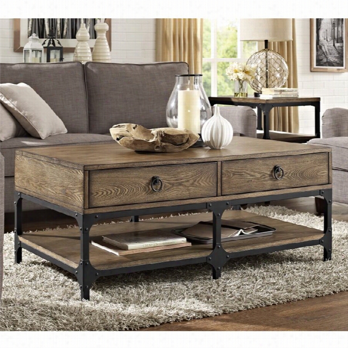 Crosley Ternton Coffee Table  In Ocffee