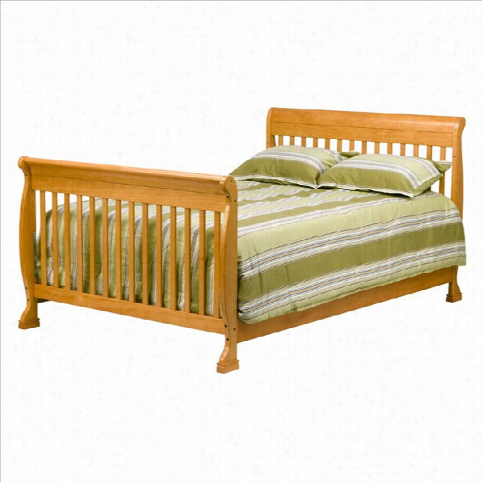 Davinci Kalani 4-in-1 Convertible Crib With Full Bed Rails In Ohney Oak