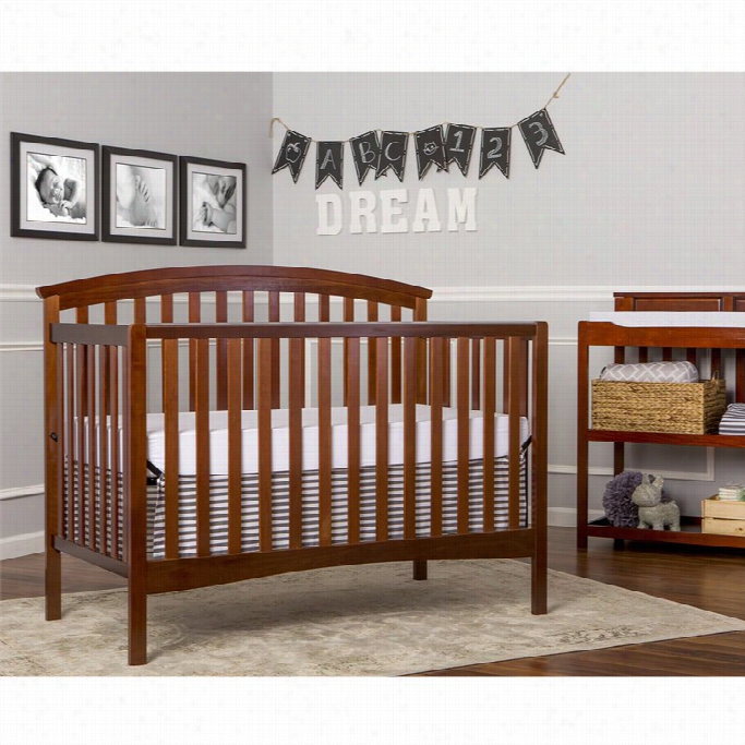 Think On Me Eden 5-in-1 Convertible Crib In Espresso