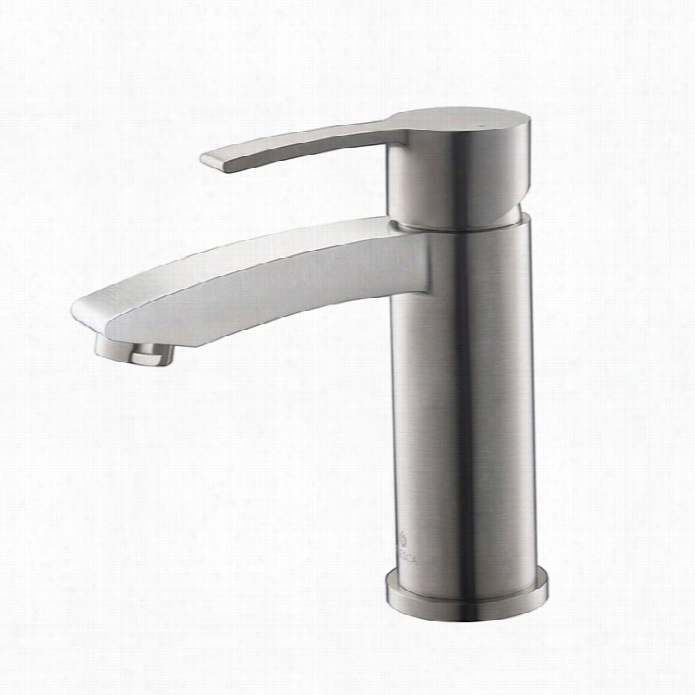 Fresca Livenza Single Hole Bathoom  Vanity Faucet In Brushed Nickel