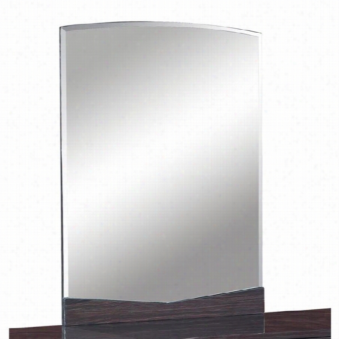 Global Furniture Aurora Bigd Resser Mirror In Wenge