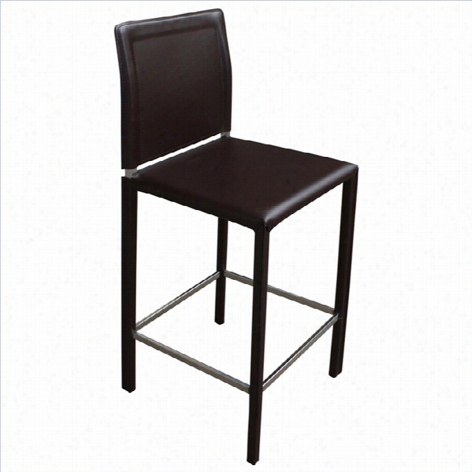 Moe's Home Co1lection Stallo 26 Ocunter Stool In Dark Brown