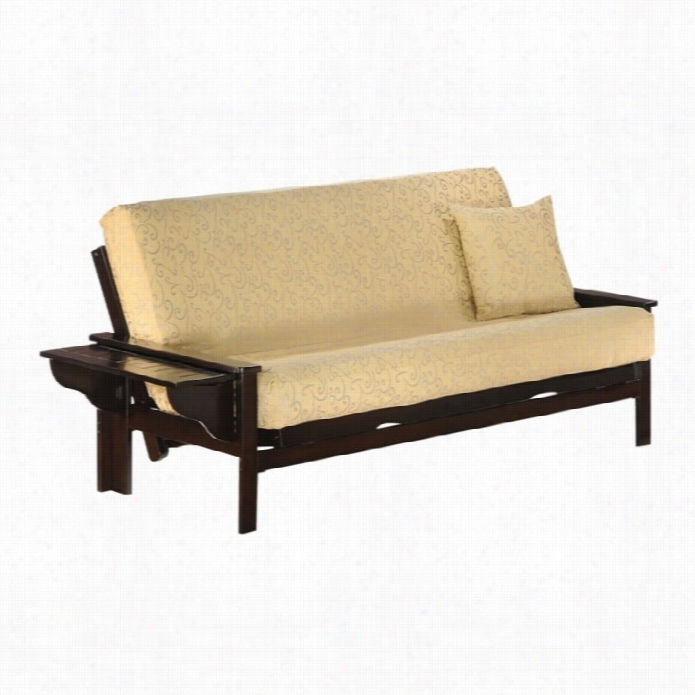 Night And Day Seattle Full Wood Futon Frame In Chocolate