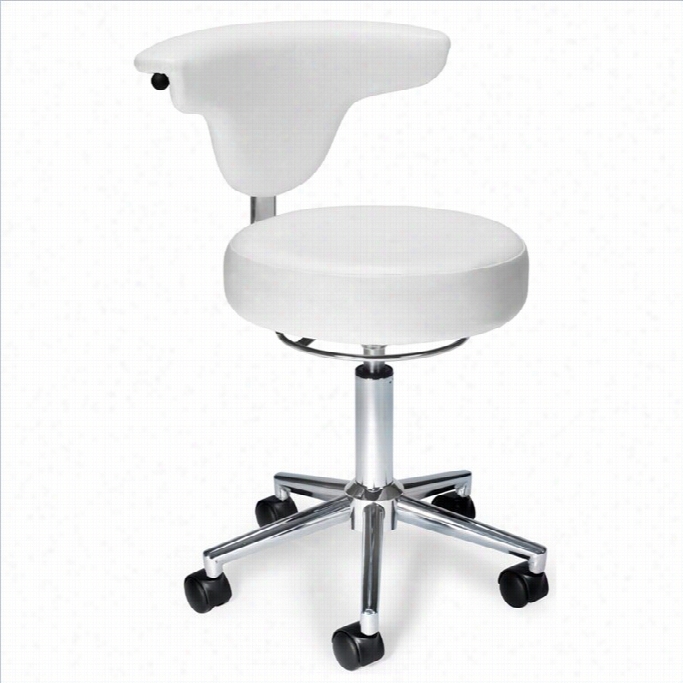 Ofm Anatomy Vinyl Guesg Chair In White