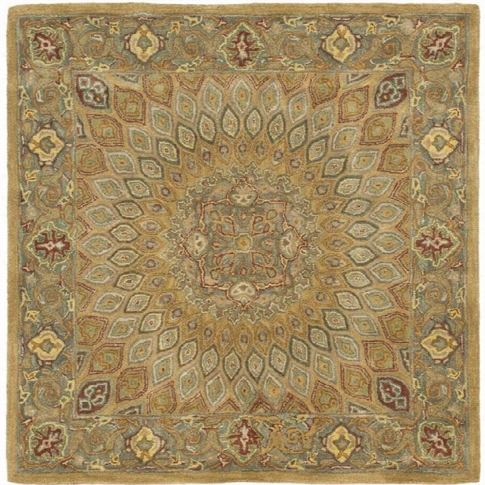 Safavieh Heritage Light Brown Traditional Rug - Square 4'