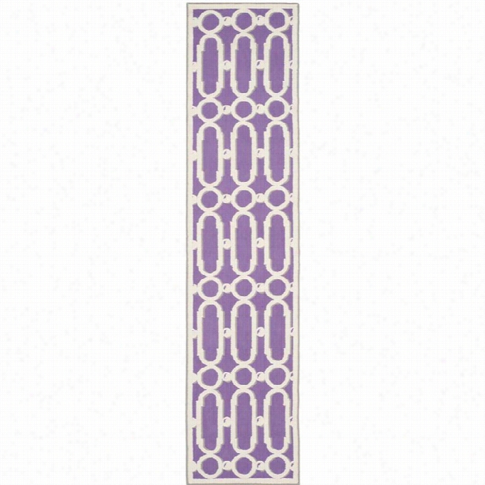 Safavieh Newport Purple Contemporaryrug - Runner 2'3 X 10'