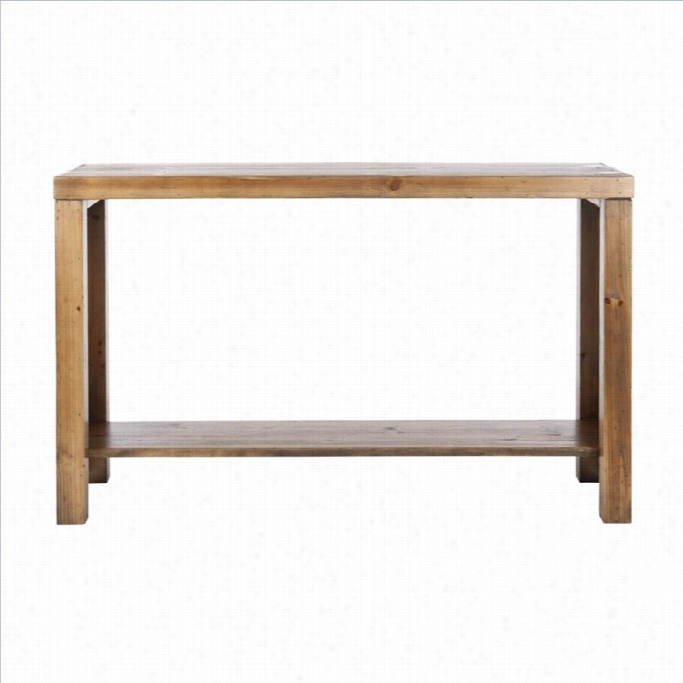 Safavieh Tori Fir Wood Console In Oak