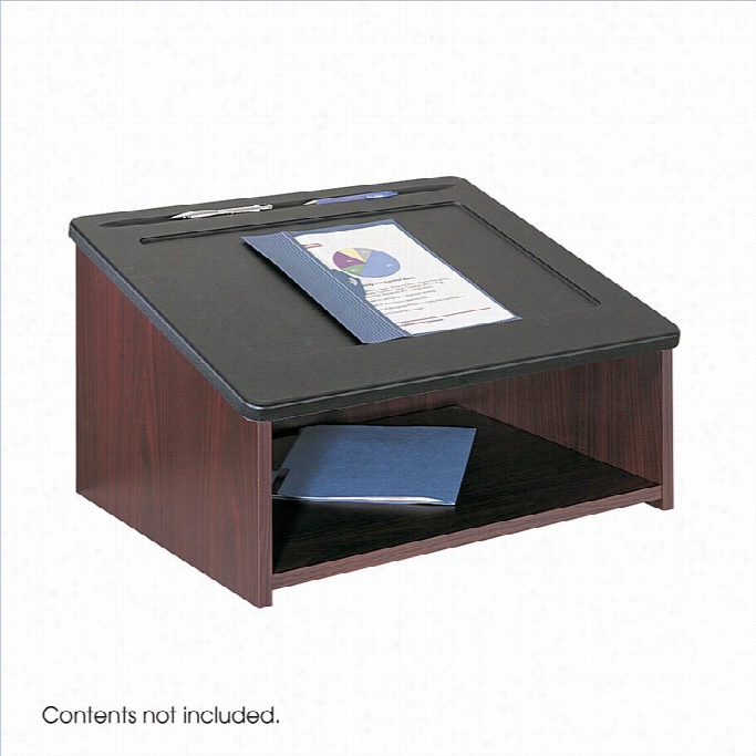 Safco Mahoga Ny Tabletop Lectern