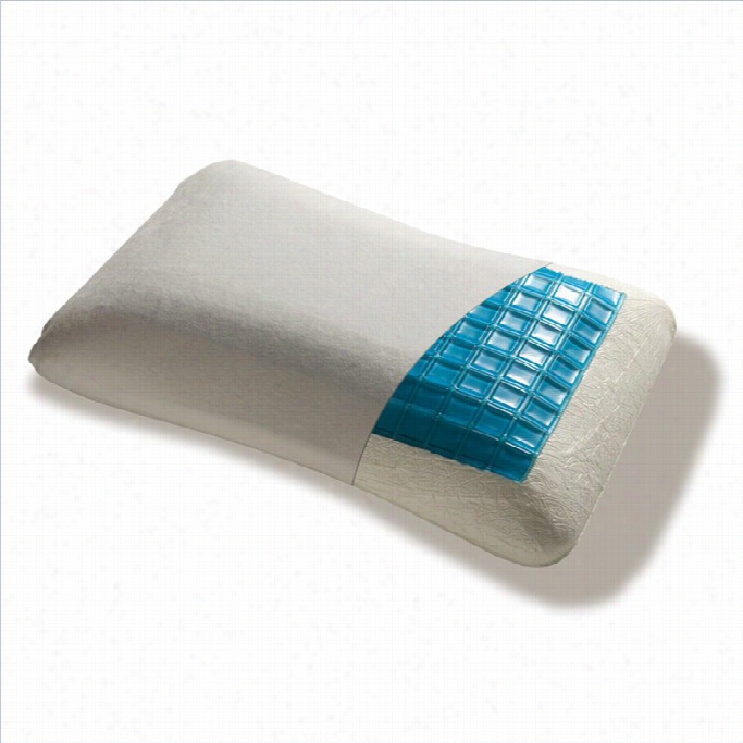 Southern Textiles Brisa Gel Memory Foam Pkllow In Zippered Bag-standard/queen