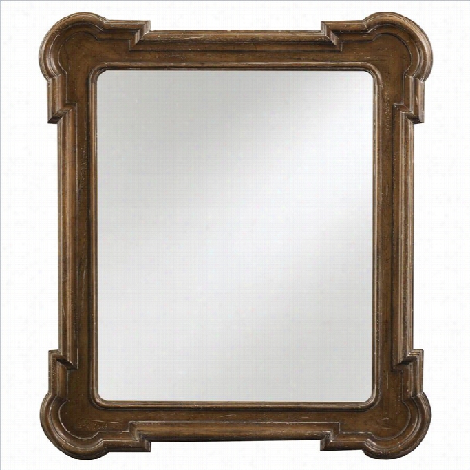 Stanley Appendages Europena Farmhouse Fluted Edge  Mirror In Blond