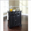 Crosley Furniture LaFayette Solid Black Granite Top Kitchen Island