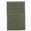 Linon Ashton 4' x 6' Hand Tufted Wool Rug in Sea Glass