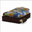South Shore Nathan Full Mates Bed in Havana Finish
