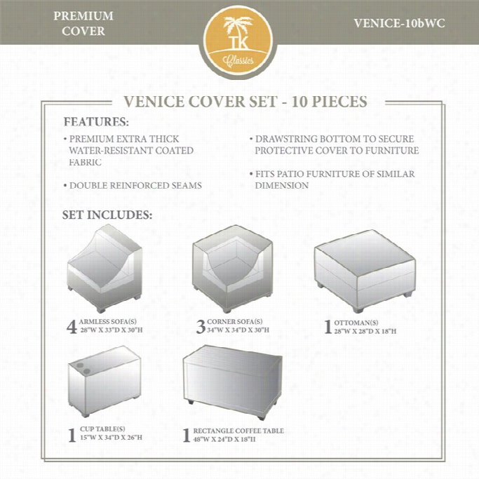 Tkc Venice 10 Piece Winter Cover Set In Beige