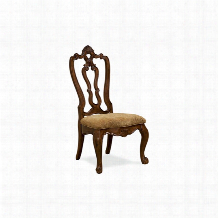 Uni Veral Furniture Villa Cortina Carved Aid Side Chair In Villa Cortina