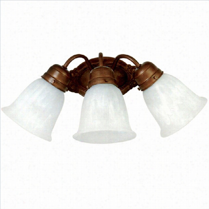 Yosemite Home Decor 3 Lights Vanitg Lighting In Dark Brownn Frrame