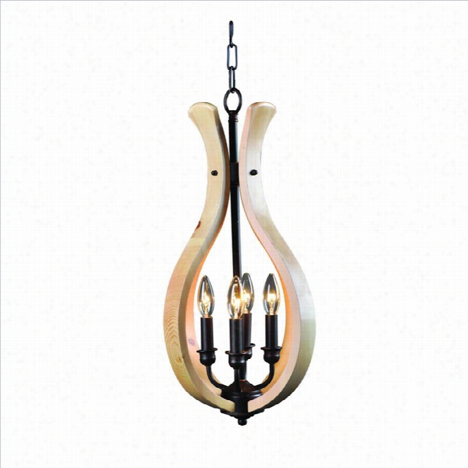 Yosemite Hoe Decor Sadler Peak 4 Lights Chandelier In Light Brown With Ear Drop Index Designed Ligths