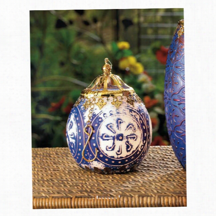 Zingz And Thingz Antiquity Moroccan Hanging Candle Lamp
