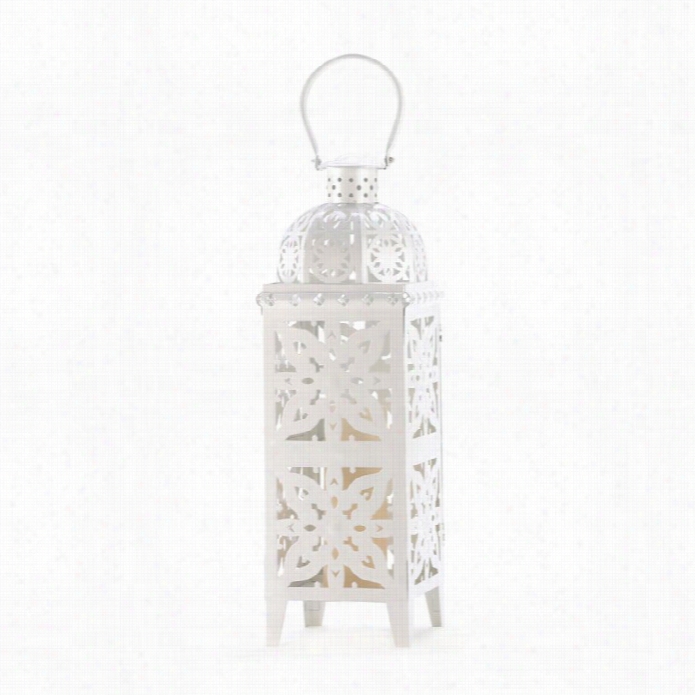 Zingz And Thingz Giant-size White Medallion Lantern