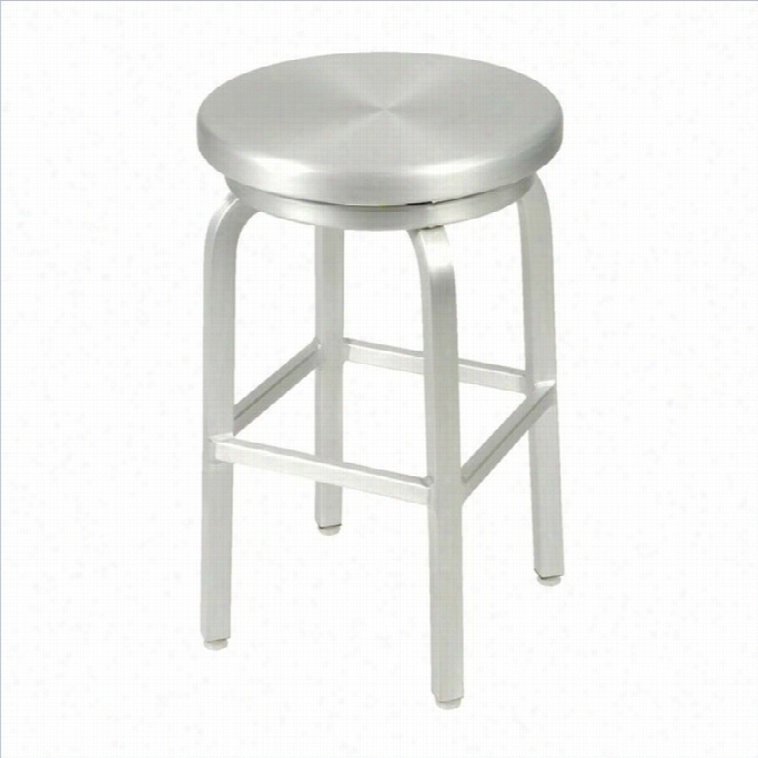 24 Counter Stool In Aluminum