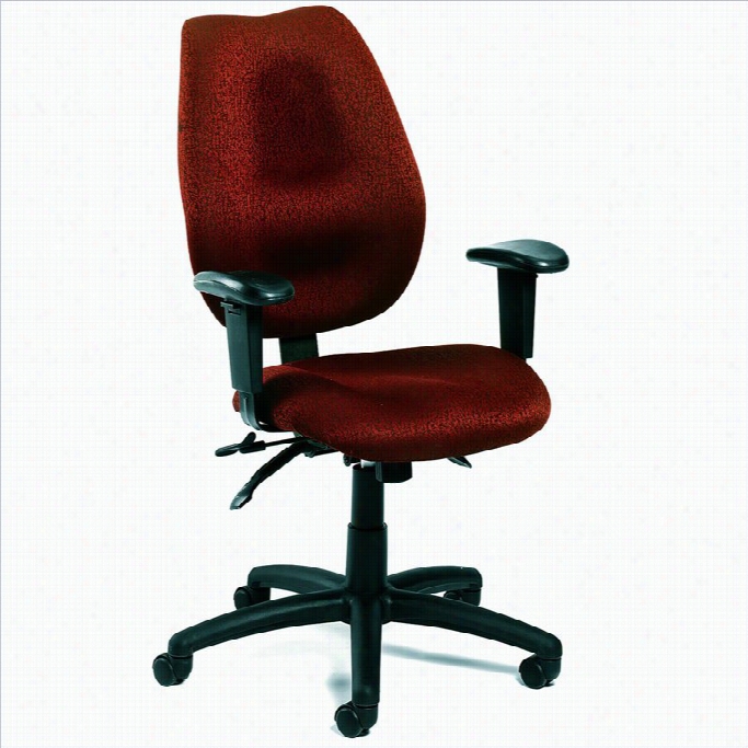 Boss Officee Products Ergonomic Multi-tilt Task Office Chair-blue
