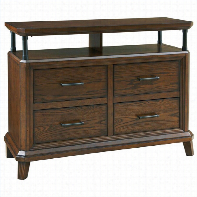 Broyhill Estes Park Meda Chest In Artisan Oak