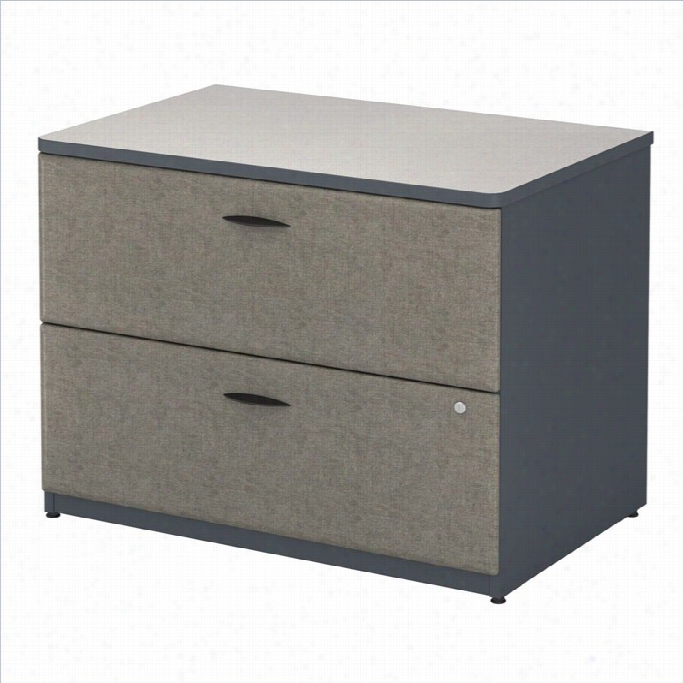 Bush Bbf Series A 36w 2dwr Lateral File ((assembled) In Sla Te