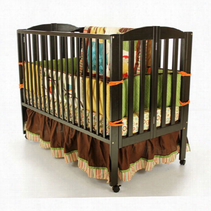 Dream On Me Foldng Comprehensive Size Crib In Black