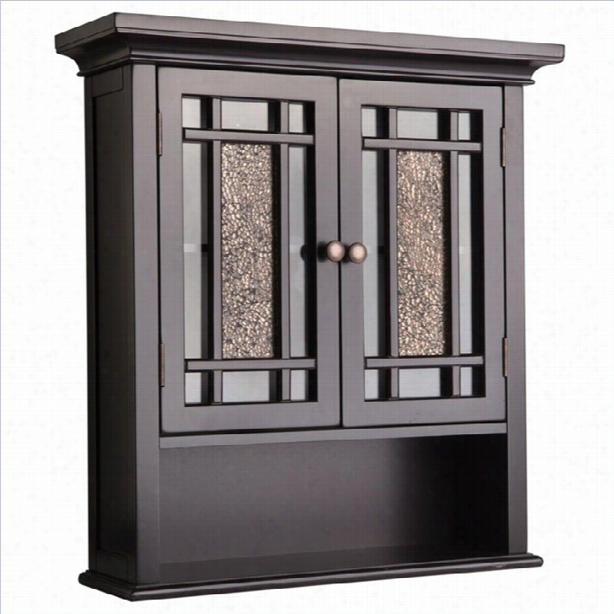 Elegant H0me Fashions Windsor 2-door Wall Cabineti N Dadk Espresso