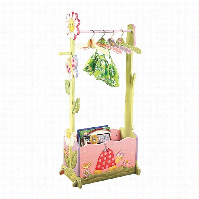 Fa Ntasy Felds Hand Painted Magic Garden Dress Up Valet Rack