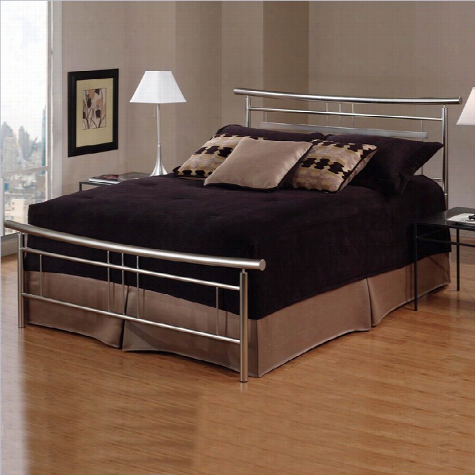 Hillsdale Soho Emtal Bed In Brushed Nickel Finish-full