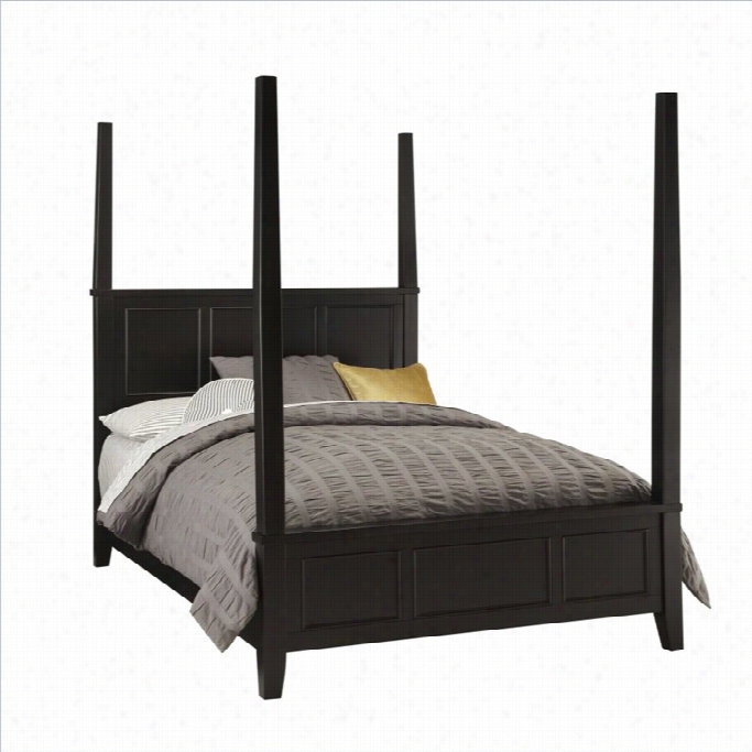 Home Styles Bedford Poster Bed  N Black-king