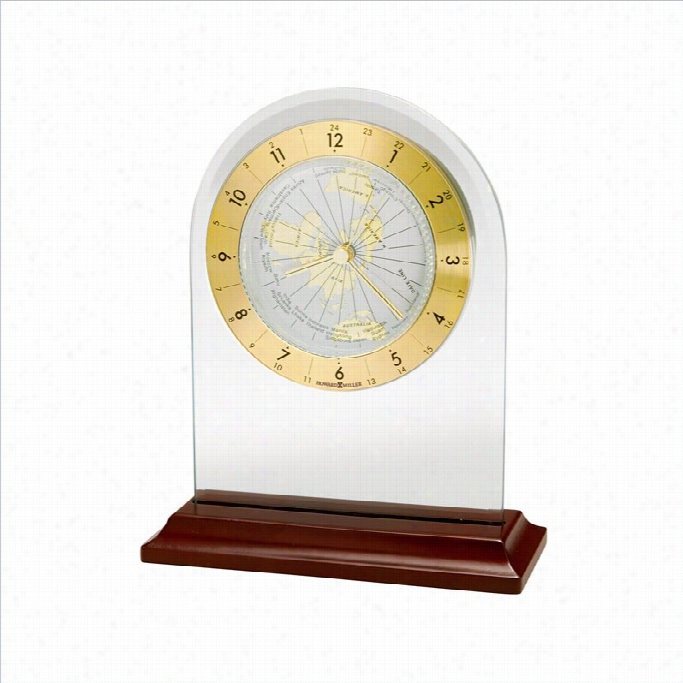 Howard Mipler World Time Arch Qusrtz Table Clock