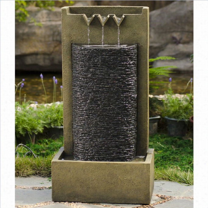 Jeco Stone Wall Indoor Outdoor Wayer Fountain