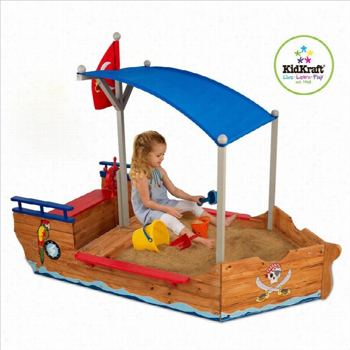 Kidkraft Pirate San Boat Kids Play Sandbox