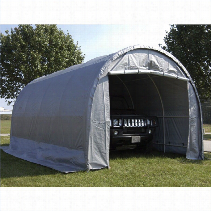 King Canopy 10' X 20' Dome Garage Caonpy Ib Silvdr