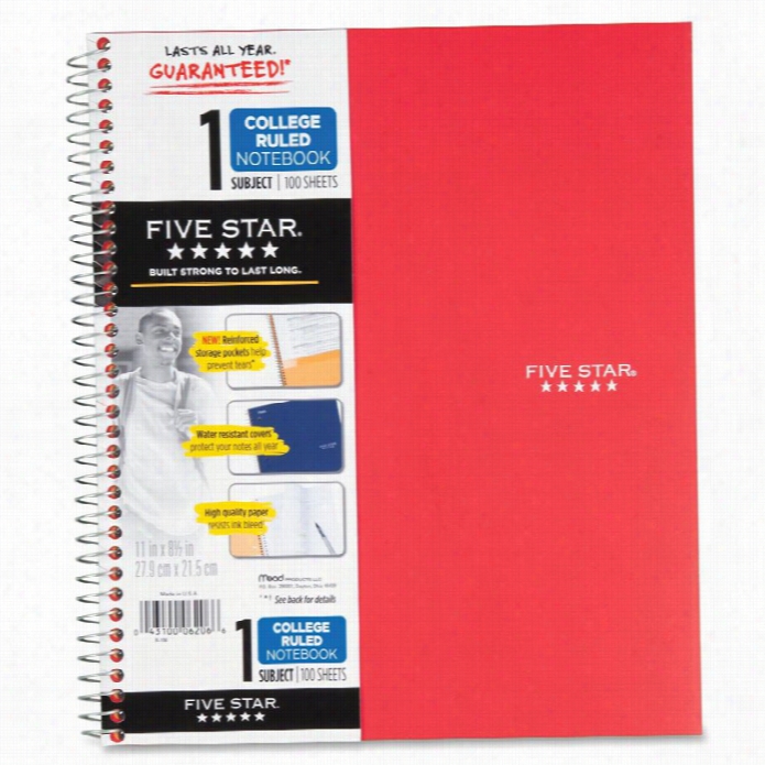 Mead Five Star 1-subject Notebook