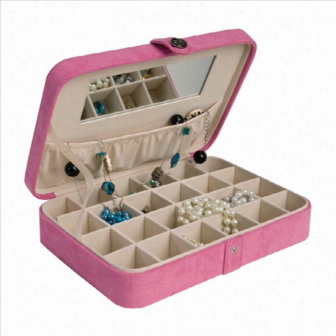 Mele And Co. Maria Jewelry Box And Ring Case In Pink