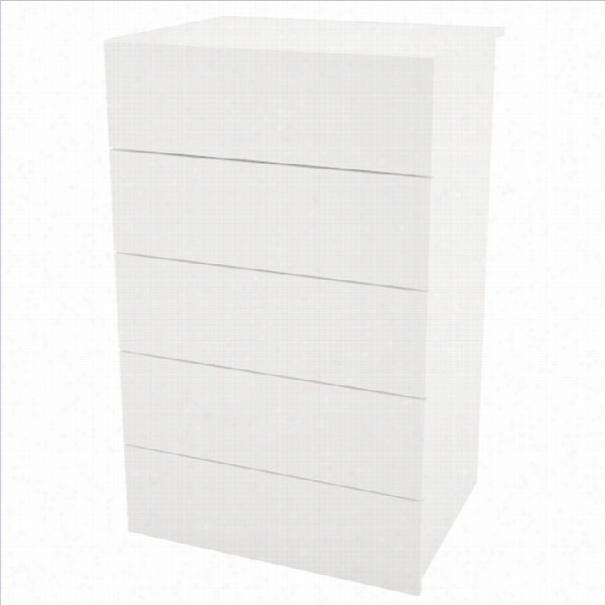 Nexera Taxu 5-drawer Chest In White