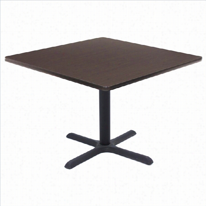 Regency Square Lunchrroom Table In Mocha Walnut-30 Inch