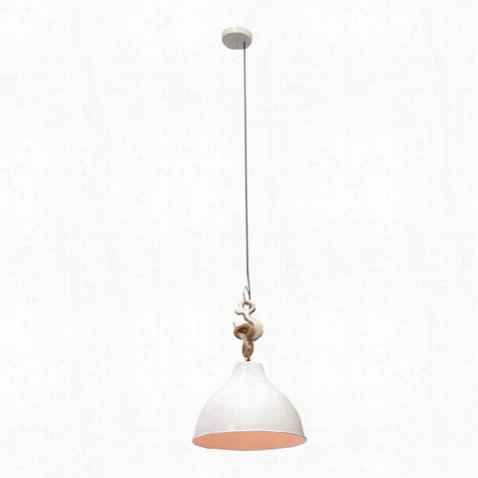 Renwil Aubrey Ceiling Fixture In Glossy Whti E