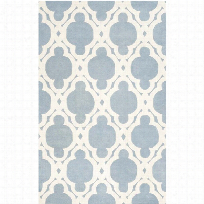 Safa Vih Chatham Blue Contemporary Rug - 2'3 X7'