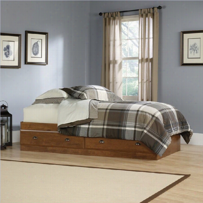 Sauder Shoal Creek Mates Bed In Oiled Oak