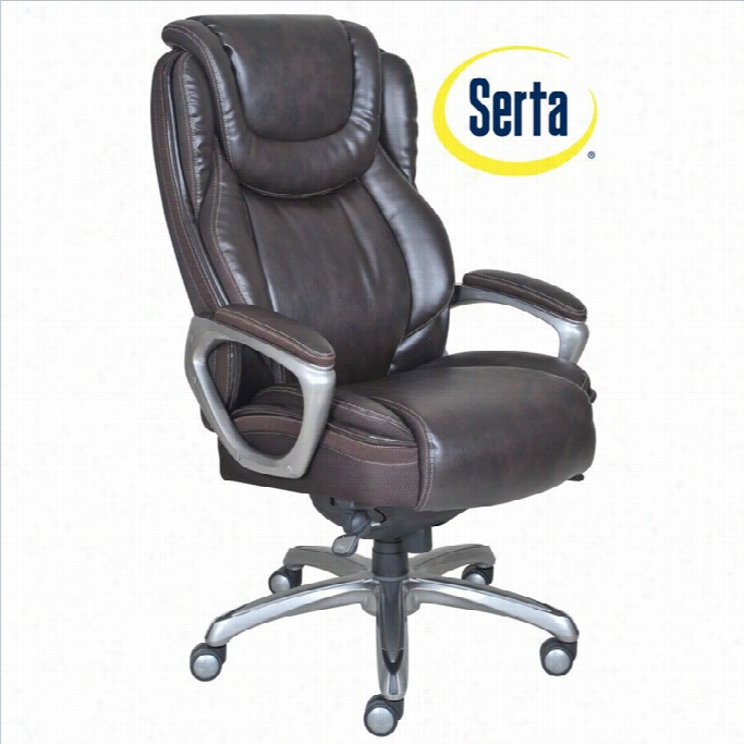 Serta By Tru E I Nnovations Big & Tall Smart  Layers Chair In Coffee