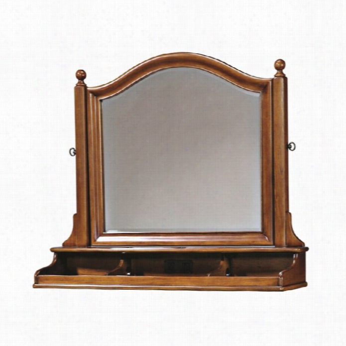 Smrtstuff Classics 4.0 Tiltt Storage Mirror In Saddle Brown