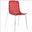 AEON Furniture Dakota Stacking Dining Chair in Red (Set of 2)