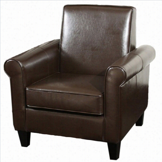 Trent Home William Leatner Club Chair In Brown