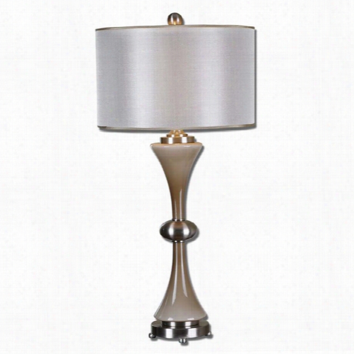 Uttermost Amerson Taupe Gray Goass Table Lamp