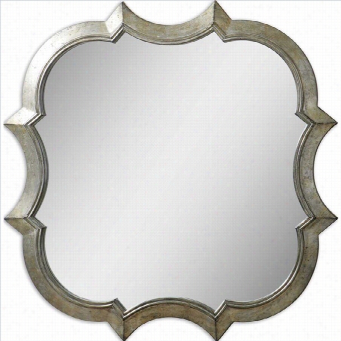 Uttermost Farista Mirror In Antique Silver